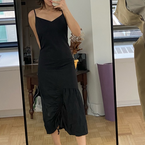 **SOLD DO NOT BUY** Cutest vintage 90s asymmetrical maxi dress - Picture 1 of 12